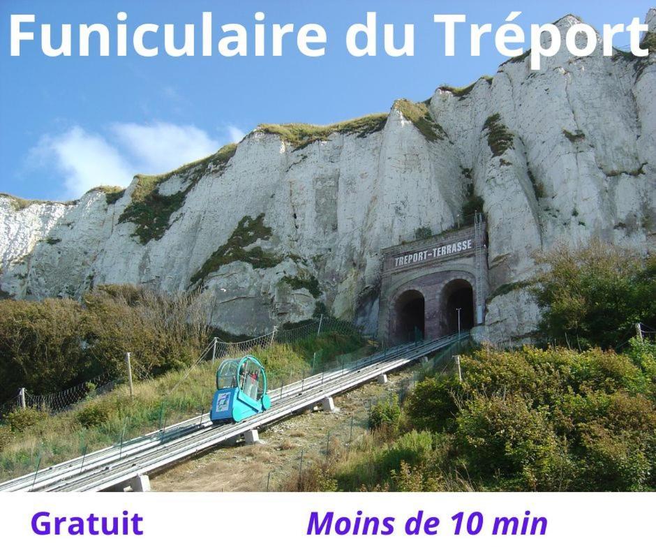 Caprices De Mer Appartement Avec Grand Balcon Et Vue A 300 M Plage, Apercu Mer, Lit Queen Size, Mers Les Bains Le Treport , Petit Dejeuner En Option, 2 Velos Fournis Екстериор снимка